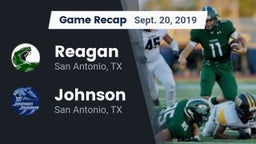Recap: Reagan  vs. Johnson  2019