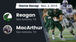 Recap: Reagan  vs. MacArthur  2019
