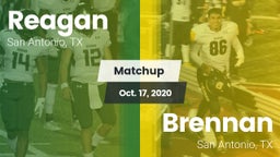 Matchup: Reagan  vs. Brennan  2020