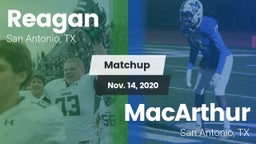 Matchup: Reagan  vs. MacArthur  2020