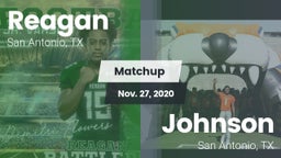 Matchup: Reagan  vs. Johnson  2020