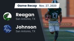 Recap: Reagan  vs. Johnson  2020