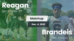 Matchup: Reagan  vs. Brandeis  2020