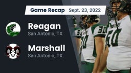 Recap: Reagan  vs. Marshall  2022