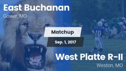 Matchup: East Buchanan High vs. West Platte R-II  2017