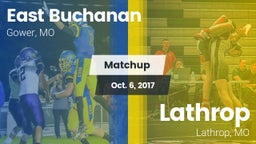 Matchup: East Buchanan High vs. Lathrop  2017