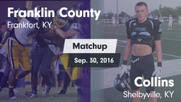 Matchup: Franklin County vs. Collins  2016