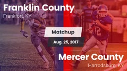 Matchup: Franklin County vs. Mercer County  2017
