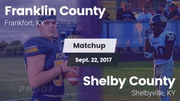 Matchup: Franklin County vs. Shelby County  2017