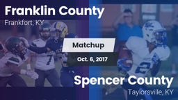 Matchup: Franklin County vs. Spencer County  2017