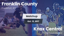 Matchup: Franklin County vs. Knox Central  2017