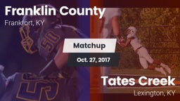 Matchup: Franklin County vs. Tates Creek  2017