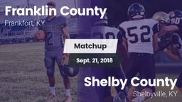 Matchup: Franklin County vs. Shelby County  2018