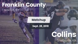 Matchup: Franklin County vs. Collins  2018