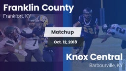 Matchup: Franklin County vs. Knox Central  2018