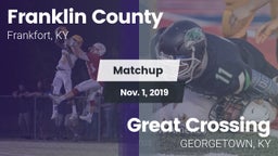 Matchup: Franklin County vs. Great Crossing  2019