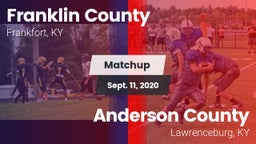 Matchup: Franklin County vs. Anderson County  2020