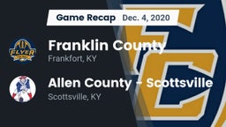 Recap: Franklin County  vs. Allen County - Scottsville  2020