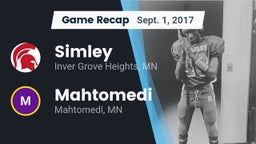 Recap: Simley  vs. Mahtomedi  2017