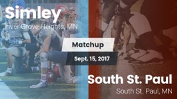 Matchup: Simley  vs. South St. Paul  2017