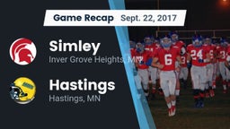 Recap: Simley  vs. Hastings  2017