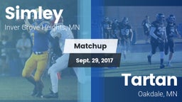 Matchup: Simley  vs. Tartan  2017