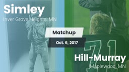 Matchup: Simley  vs. Hill-Murray  2017