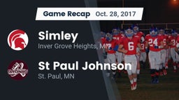 Recap: Simley  vs. St Paul Johnson  2017