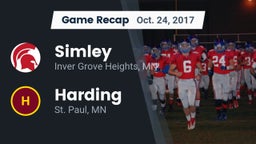 Recap: Simley  vs. Harding  2017