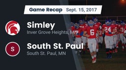 Recap: Simley  vs. South St. Paul  2017