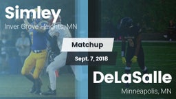Matchup: Simley  vs. DeLaSalle  2018