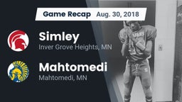 Recap: Simley  vs. Mahtomedi  2018