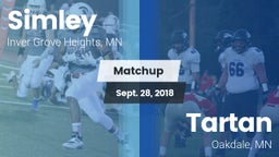Matchup: Simley  vs. Tartan  2018