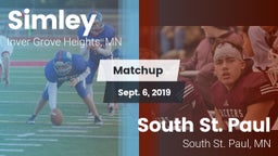Matchup: Simley  vs. South St. Paul  2019