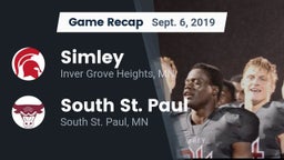 Recap: Simley  vs. South St. Paul  2019