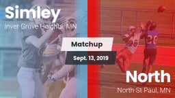 Matchup: Simley  vs. North  2019