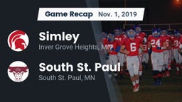 Recap: Simley  vs. South St. Paul  2019