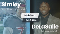 Matchup: Simley  vs. DeLaSalle  2020