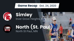 Recap: Simley  vs. North (St. Paul)  2020