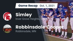 Recap: Simley  vs. Robbinsdale Cooper  2021