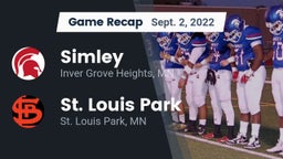 Recap: Simley  vs. St. Louis Park  2022
