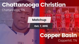 Matchup: Chattanooga vs. Copper Basin  2016