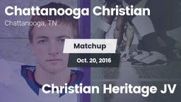 Matchup: Chattanooga vs. Christian Heritage JV 2016
