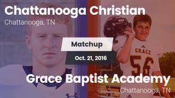 Matchup: Chattanooga vs. Grace Baptist Academy  2016