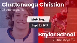 Matchup: Chattanooga vs. Baylor School 2017