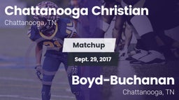 Matchup: Chattanooga vs. Boyd-Buchanan  2017