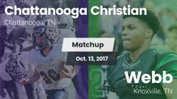 Matchup: Chattanooga vs. Webb  2017