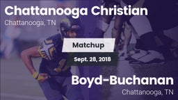 Matchup: Chattanooga vs. Boyd-Buchanan  2018