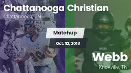 Matchup: Chattanooga vs. Webb  2018