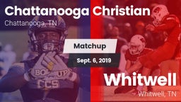 Matchup: Chattanooga vs. Whitwell  2019